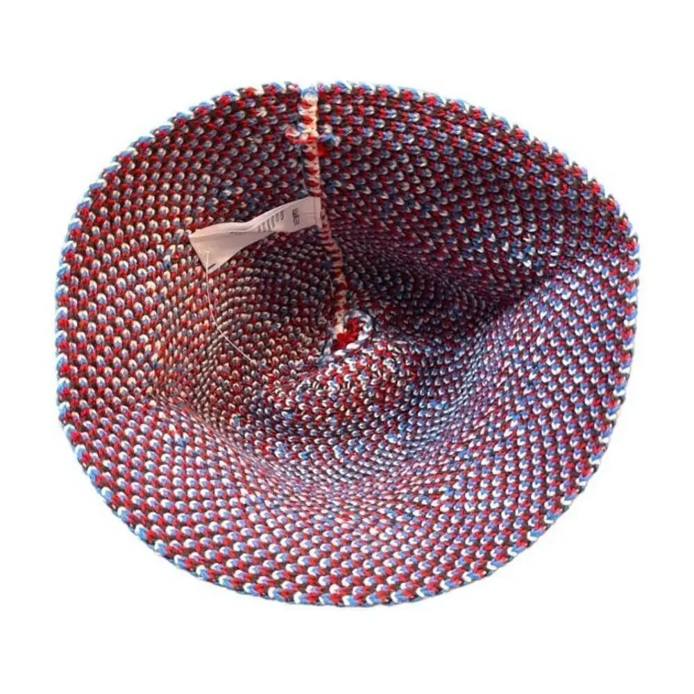 Urban Outfitters Kelly Striped Crochet Bucket Hat Women's NEW